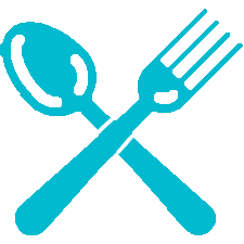 Crossed Spoon And Fork